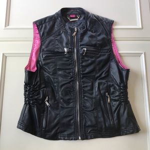 Women’s JouJou faux leather Vest XLarge